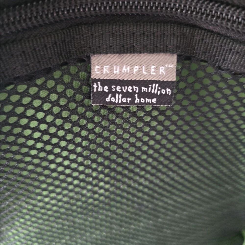 Crumpler Seven Million Dollar Home Camera Shoulder Bag Padded Green Military Y2K